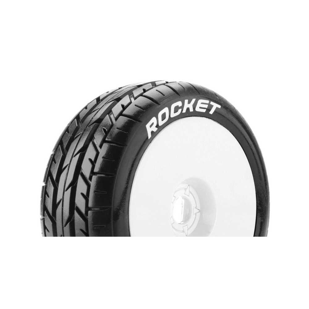Neumáticos B-ROCKET 1/8 radios blancas Louise RC LR-T3190SW Neumáticos B-ROCKET 1/8 radios blancas Louise RC LR-T3190SW