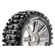 Neumáticos B-ULLDOZE 1/8 cromo negro Louise RC LR-T324SBC
