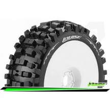 Neumáticos B-ULLDOZE 1/8 radios blancas Louise RC LR-T324SW