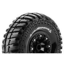 Neumáticos Louise RC CR-ARDENT montados Super Soft en llantas Black 2,2″ Hex 12mm LR-T3237VB