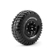 Neumáticos Louise RC CR-ARDENT montados Super Soft en llantas Black 2,2″ Hex 12mm LR-T3237VB