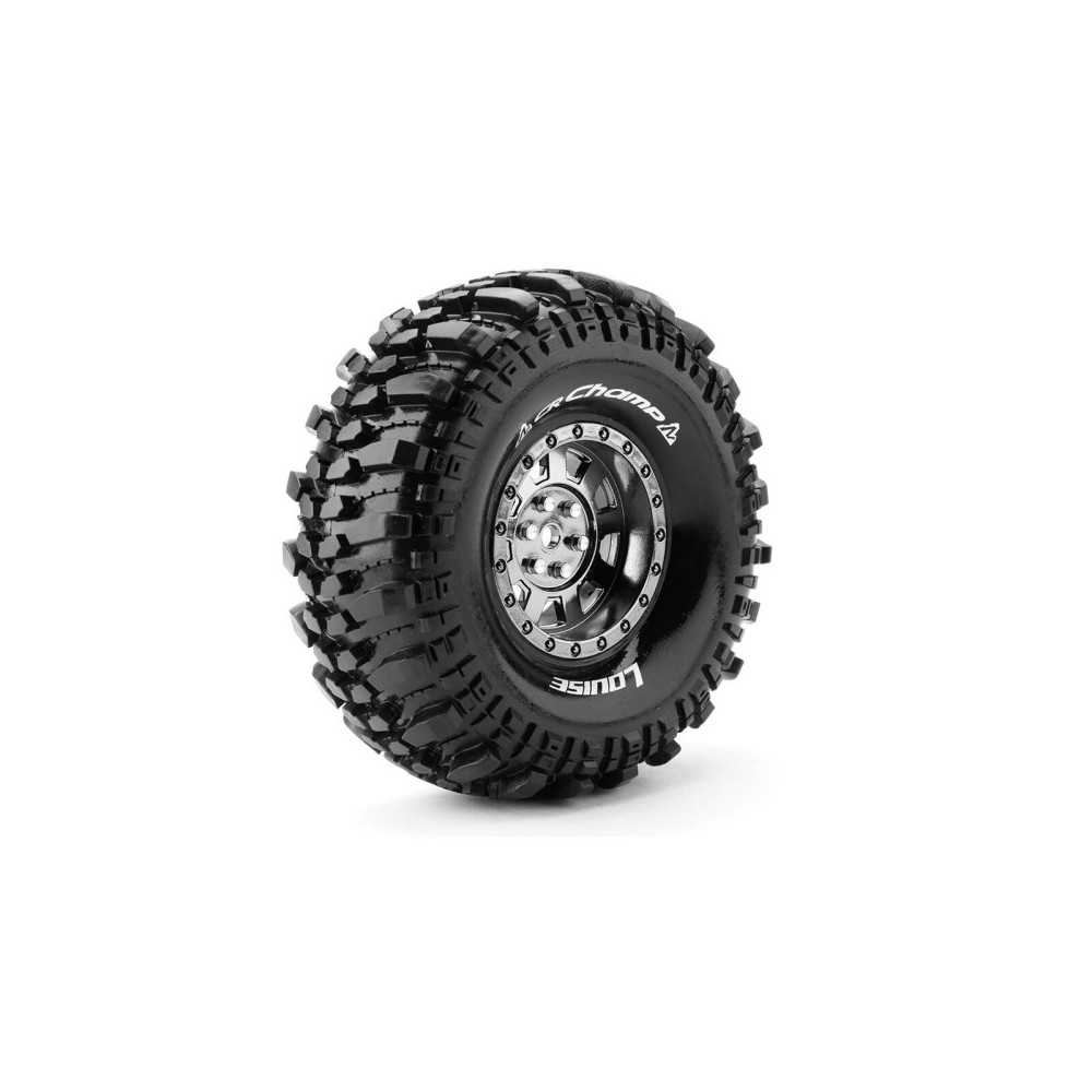 Neumáticos Louise RC CR-CHAMP montados Super Soft para llantas 1.9″ Hex 12 mm LR-T3231VBC Neumáticos Louise RC CR-CHAMP montados Super Soft para llantas 1.9″ Hex 12 mm LR-T3231VBC