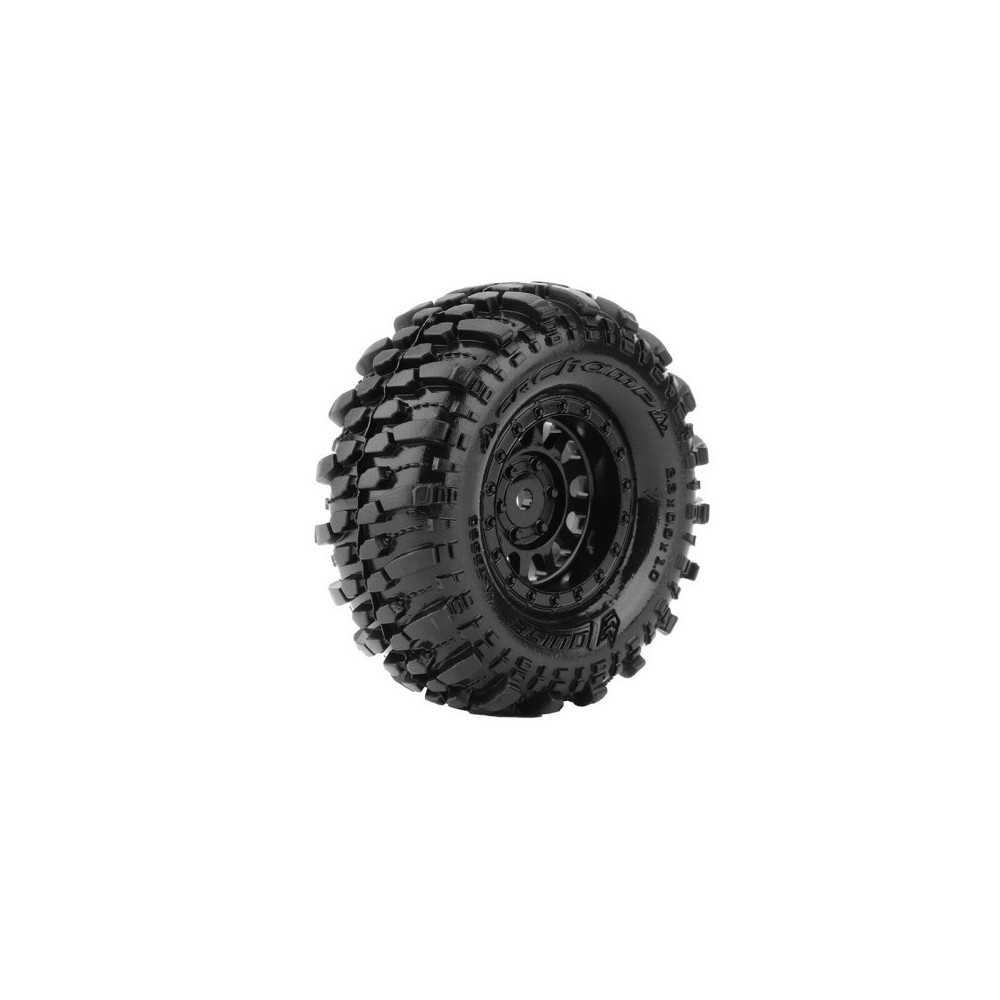 Neumáticos Louise RC CR-CHAMP 1/18-1/24 Crawler montados Super Soft en llantas negras 1.0 Hex 7 mm LR-T3366VB Neumáticos Louise RC CR-CHAMP 1/18-1/24 Crawler montados Super Soft en llantas negras 1.0 Hex 7 mm LR-T3366VB