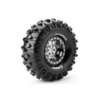Neumáticos Louise RC CR-ROWDY montados Super Soft para llantas cromadas 1.9″ Hex 12 mm LR-T3233VBC