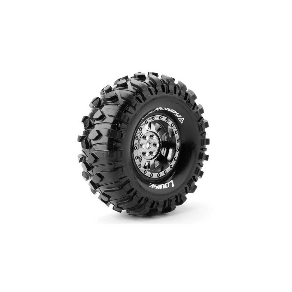 Neumáticos Louise RC CR-ROWDY montados Super Soft para llantas cromadas 1.9″ Hex 12 mm LR-T3233VBC Neumáticos Louise RC CR-ROWDY montados Super Soft para llantas cromadas 1.9″ Hex 12 mm LR-T3233VBC