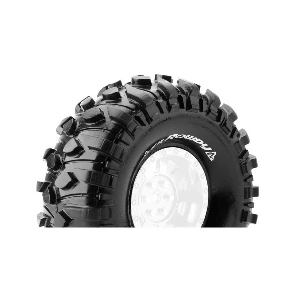 Neumáticos Louise RC CR-ROWDY 1/10 Crawler Super Soft para llantas 1.9 LR-T3233VI Neumáticos Louise RC CR-ROWDY 1/10 Crawler Super Soft para llantas 1.9 LR-T3233VI