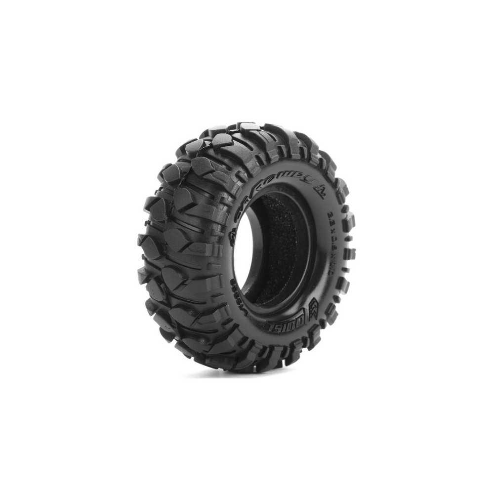 Neumáticos Louise RC CR-ROWDY 1/18-1/24 Crawler Super Soft para llantas 1.0 LR-T3368VI Neumáticos Louise RC CR-ROWDY 1/18-1/24 Crawler Super Soft para llantas 1.0 LR-T3368VI