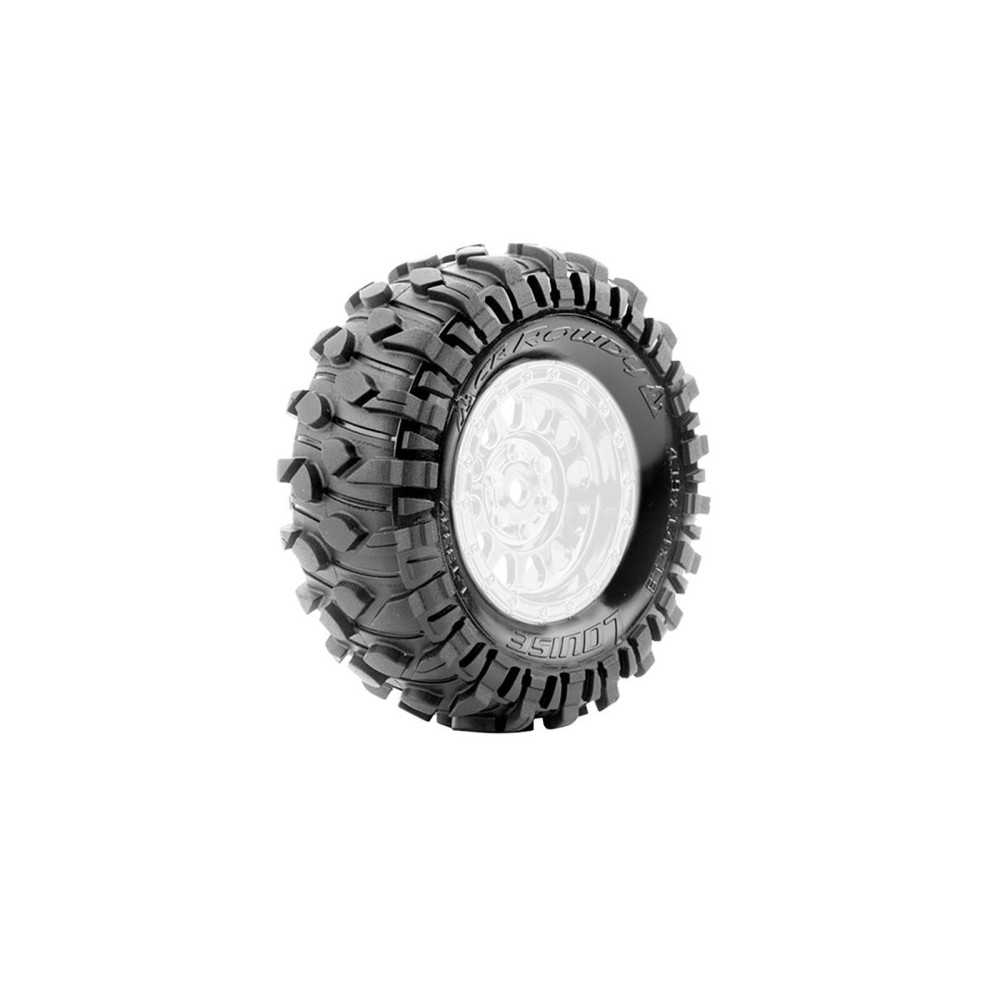 Neumáticos Louise RC CR-ROWDY Class 1 1/10 Crawler Super Soft para llantas 1.9 LR-T3347VI