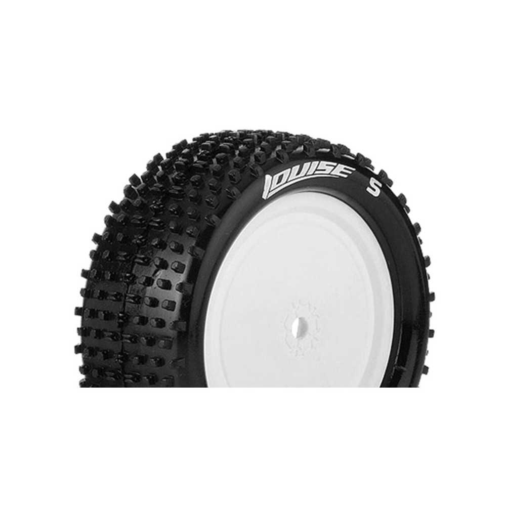 Louise RC E-HORNET 1-10 Buggy Tire Set Mounted Soft White Wheels Hex 12mm 4WD Front LR-T3170SWKF Louise RC E-HORNET 1-10 Buggy Tire Set Mounted Soft White Wheels Hex 12mm 4WD Front LR-T3170SWKF