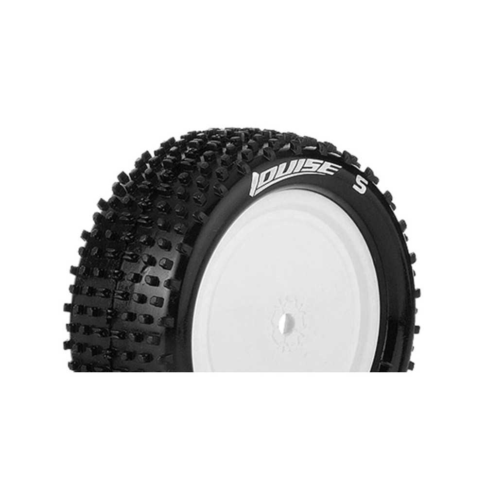 Louise RC E-HORNET 1-10 Buggy Tire Set Mounted Soft White Wheels Hex 12mm 4WD Rear LR-T3172SWKR Louise RC E-HORNET 1-10 Buggy Tire Set Mounted Soft White Wheels Hex 12mm 4WD Rear LR-T3172SWKR