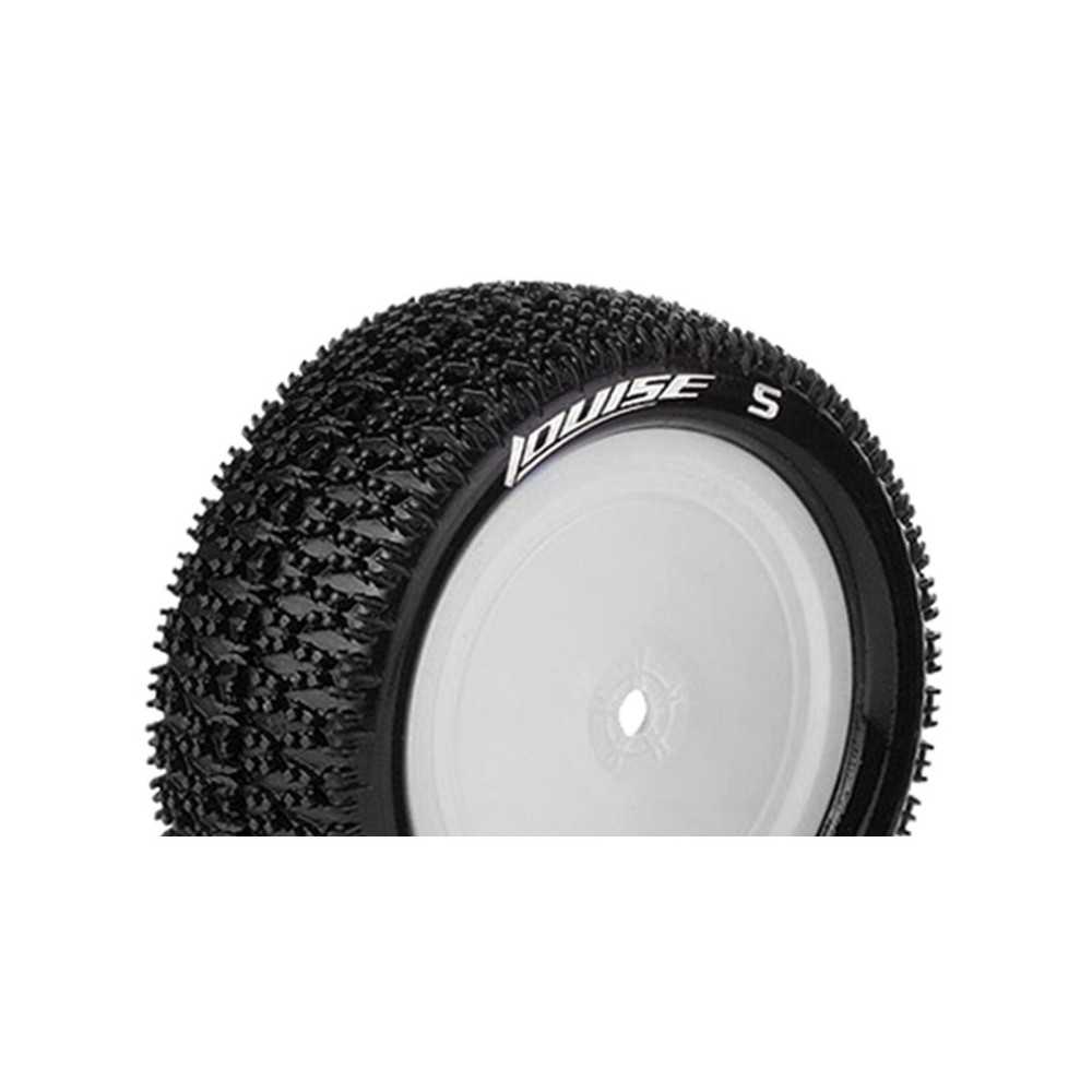 Louise RC E-MAGLEV 1-10 Buggy Tire Set Mounted Soft White Wheels Hex 12mm 4WD Front LR-T3174SWKF Louise RC E-MAGLEV 1-10 Buggy Tire Set Mounted Soft White Wheels Hex 12mm 4WD Front LR-T3174SWKF