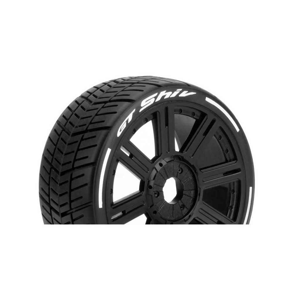 Louise RC MFT GT-SHIV 1-8 Buggy Tire Set Mounted Soft Black Spoke Wheels Hex 17mm LR-T3284SB Louise RC MFT GT-SHIV 1-8 Buggy Tire Set Mounted Soft Black Spoke Wheels Hex 17mm LR-T3284SB