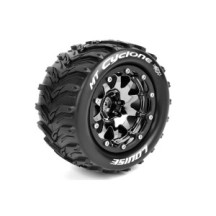 Ruedas MT-CYCLONE 1/10 sport cromo negro | Louise RC
