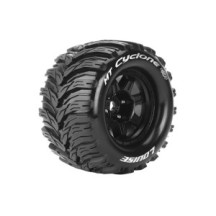 Ruedas MT-CYCLONE 1/8 sport 3.8 negras | Louise RC
