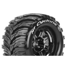 Ruedas MT-CYCLONE 1/8 sport cromo negro 3.8 | Louise RC