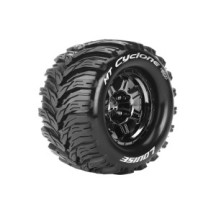 Ruedas MT-CYCLONE 1/8 sport cromo negro 3.8 | Louise RC