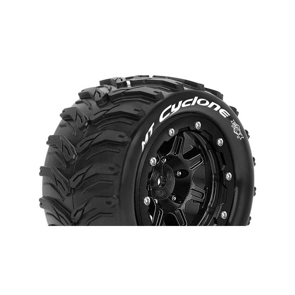 Louise RC MFT MT-CYCLONE Tire Set for Maxx Mounted Sport Black 3.8 Bead-Lock Wheels 1/2 LR-T3331SB Louise RC MFT MT-CYCLONE Tire Set for Maxx Mounted Sport Black 3.8 Bead-Lock Wheels 1/2 LR-T3331SB