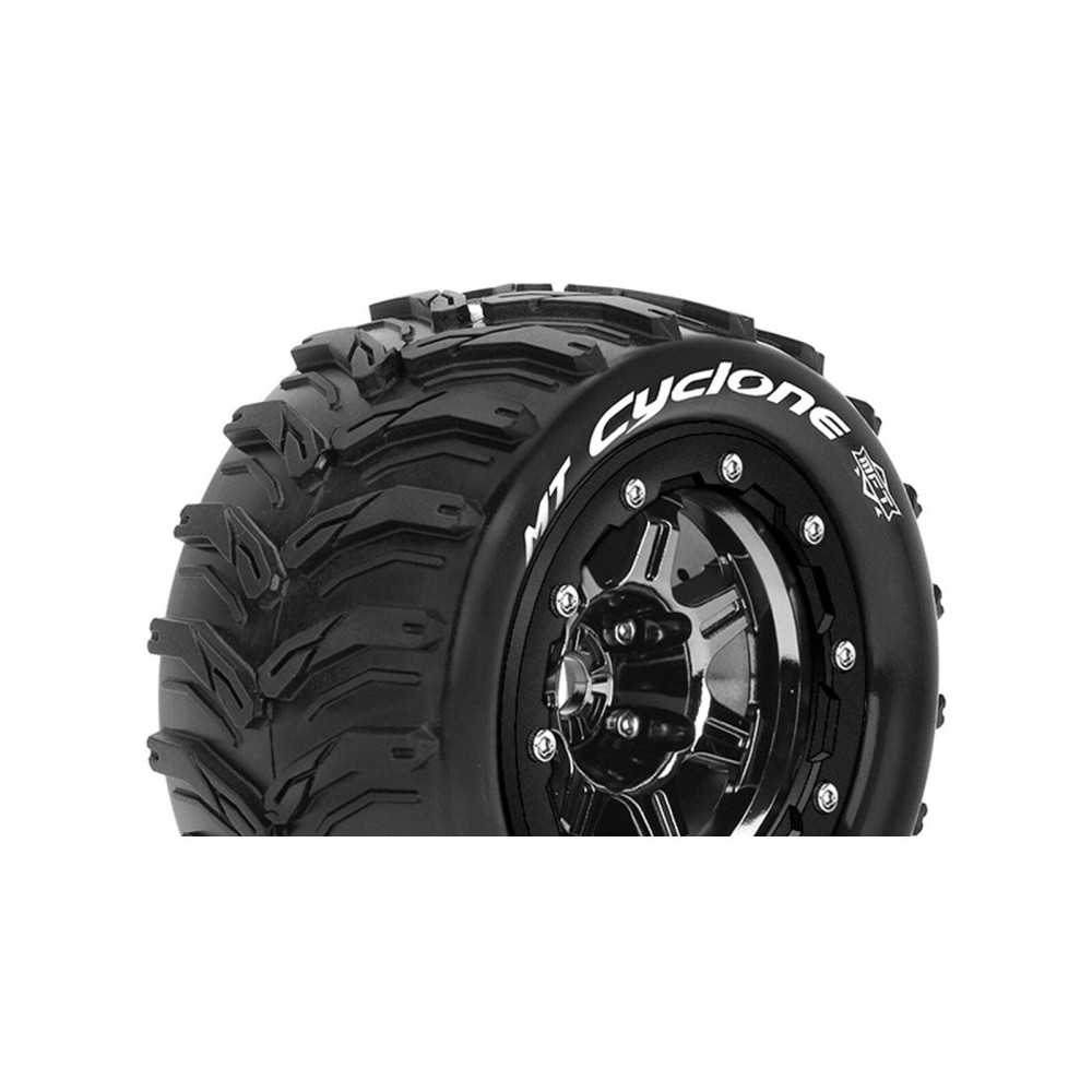 Louise RC MFT MT-CYCLONE Tire Set for Maxx Mounted Sport Black Chrome 3.8 Bead-Lock Wheels 1/2 LR-T3331SBC Louise RC MFT MT-CYCLONE Tire Set for Maxx Mounted Sport Black Chrome 3.8 Bead-Lock Wheels 1/2 LR-T3331SBC