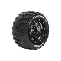 Ruedas MT-CYCLONE Maxx sport cromo negro 3.8 | Louise RC