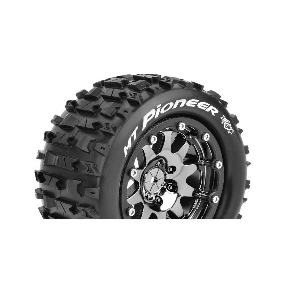 Louise RC MFT MT-PIONEER 1-10 Monster Truck Tire Set Mounted Sport Black 2.8 Bead-Lock Wheels 1/2 LR-T3308SBM Louise RC MFT MT-PIONEER 1-10 Monster Truck Tire Set Mounted Sport Black 2.8 Bead-Lock Wheels 1/2 LR-T3308SBM