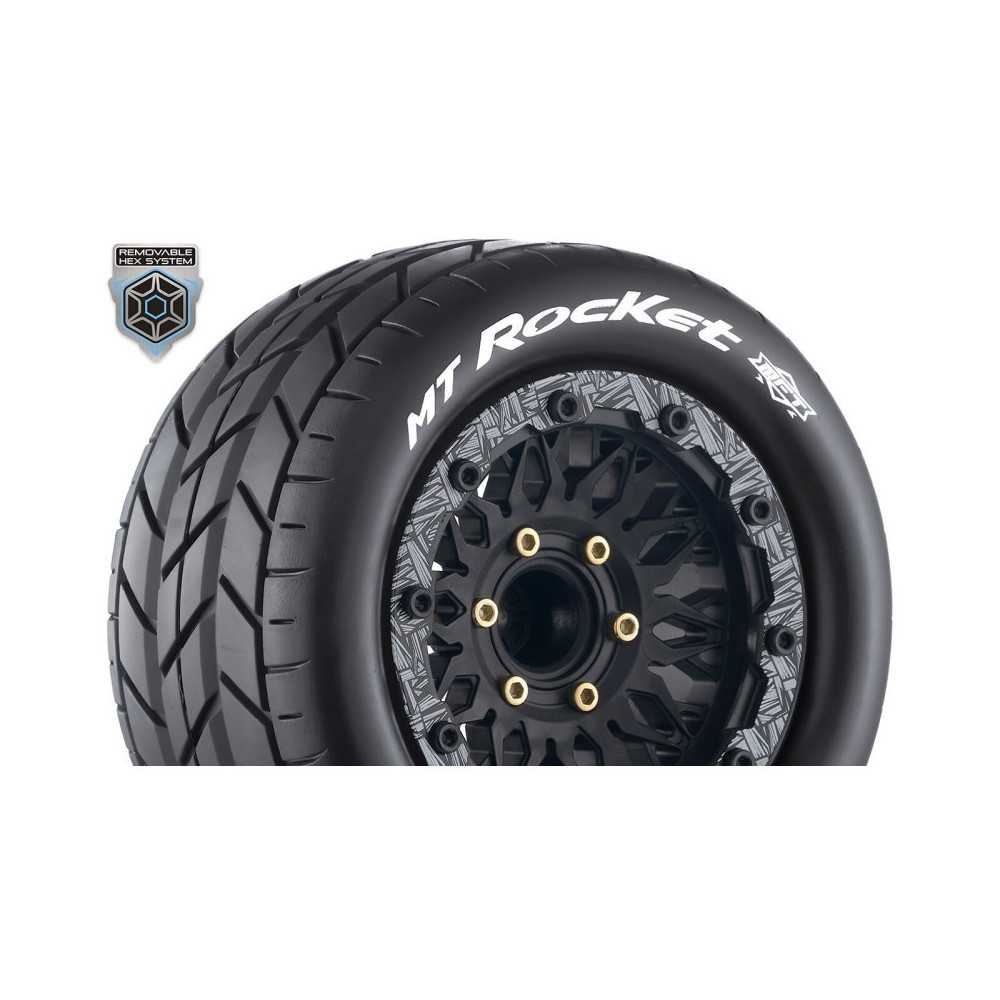 Louise RC MFT MT-ROCKET 1-10 Monster Truck Tire Set Mounted Sport LR-T3307SX Louise RC MFT MT-ROCKET 1-10 Monster Truck Tire Set Mounted Sport LR-T3307SX