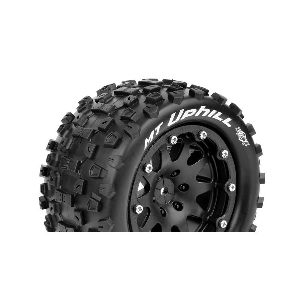 Louise RC MFT MT-UPHILL 1-10 Monster Truck Tire Set Mounted Sport Black 2.8 Bead-Lock Wheels 0 LR-T3309SB Louise RC MFT MT-UPHILL 1-10 Monster Truck Tire Set Mounted Sport Black 2.8 Bead-Lock Wheels 0 LR-T3309SB