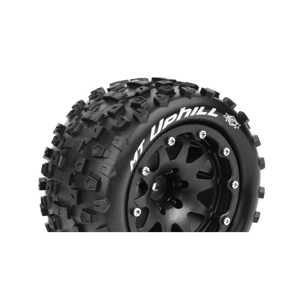 Louise RC MFT MT-UPHILL 1-10 Monster Truck Tire Set Mounted Sport Black 2.8 Bead-Lock Wheels 1/2 LR-T3309SBH Louise RC MFT MT-UPHILL 1-10 Monster Truck Tire Set Mounted Sport Black 2.8 Bead-Lock Wheels 1/2 LR-T3309SBH