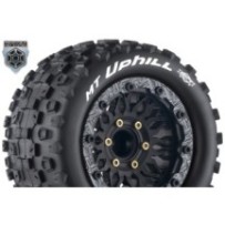 Louise RC MFT MT-UPHILL 1-10 Monster Truck Tire Set Mounted Sport LR-T3309SX