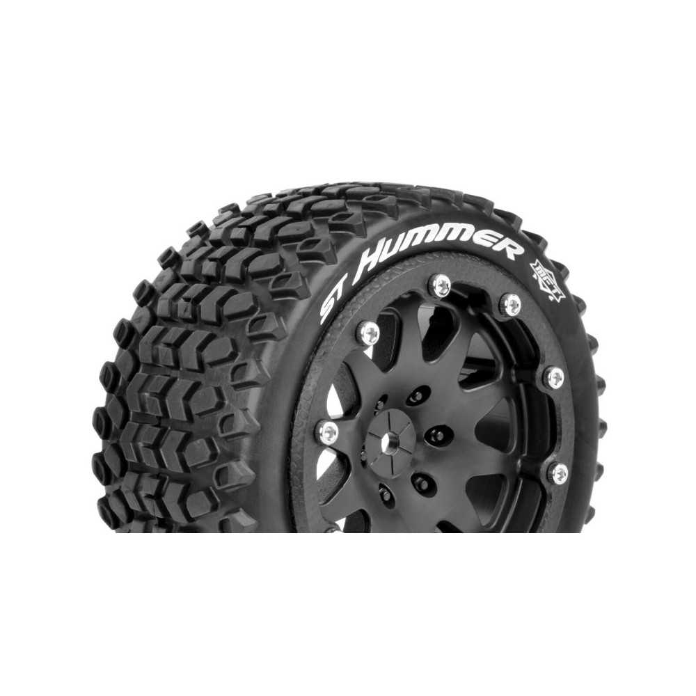 Louise RC MFT ST-HUMMER 1-10 Monster Truck Tire Set Mounted Sport Black 2.8 Bead-Lock Wheels 0 LR-T3314SB Louise RC MFT ST-HUMMER 1-10 Monster Truck Tire Set Mounted Sport Black 2.8 Bead-Lock Wheels 0 LR-T3314SB