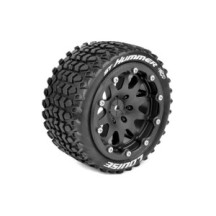 Ruedas montadas MFT ST-HUMMER 1/10 negras Louise RC LR-T3314SB