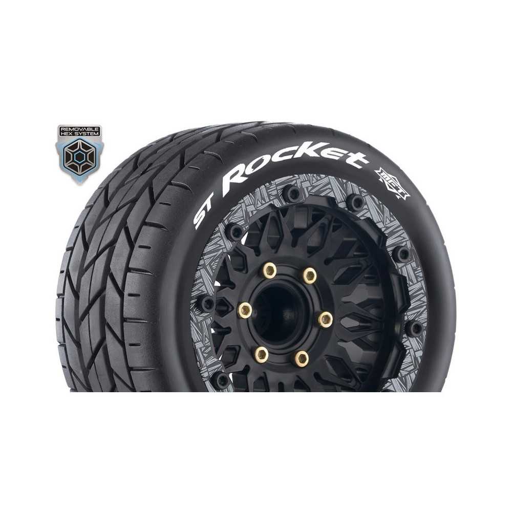 Louise RC MFT ST-ROCKET 1-10 Stadium Truck Tire Set Mounted Sport LR-T3311SX