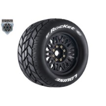 Ruedas ST-ROCKET stadium 1/8 sport negras Louise RC LR-T3324X