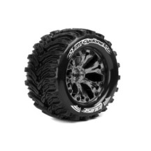MT-Cyclone 1/10 llantas cromo negro | Louise RC LR-T3226SBCM
