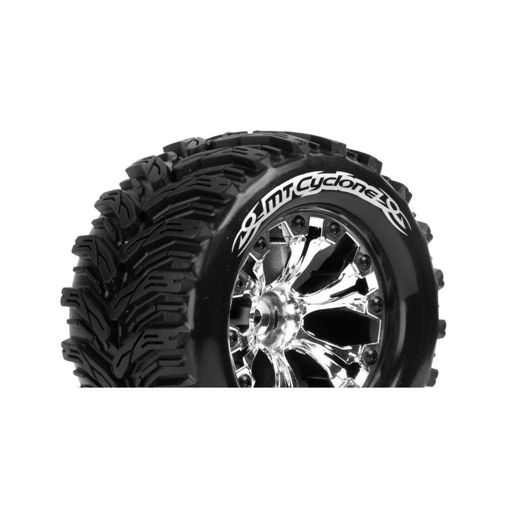 MT-Cyclone 1/10 llantas cromadas medio desfase | Louise RC MT-Cyclone 1/10 llantas cromadas medio desfase | Louise RC