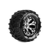 MT-Cyclone 1/10 llantas cromadas medio desfase | Louise RC