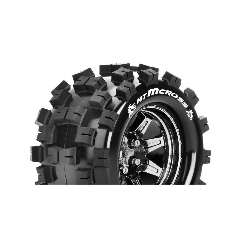 MT-Mcross 1/10 llantas cromo negro | Louise RC LR-T3274SBCM MT-Mcross 1/10 llantas cromo negro | Louise RC LR-T3274SBCM