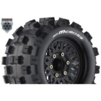 Louise RC MT-MCROSS 1-10 Monster Truck Tire Set Mounted Sport LR-T3274SX