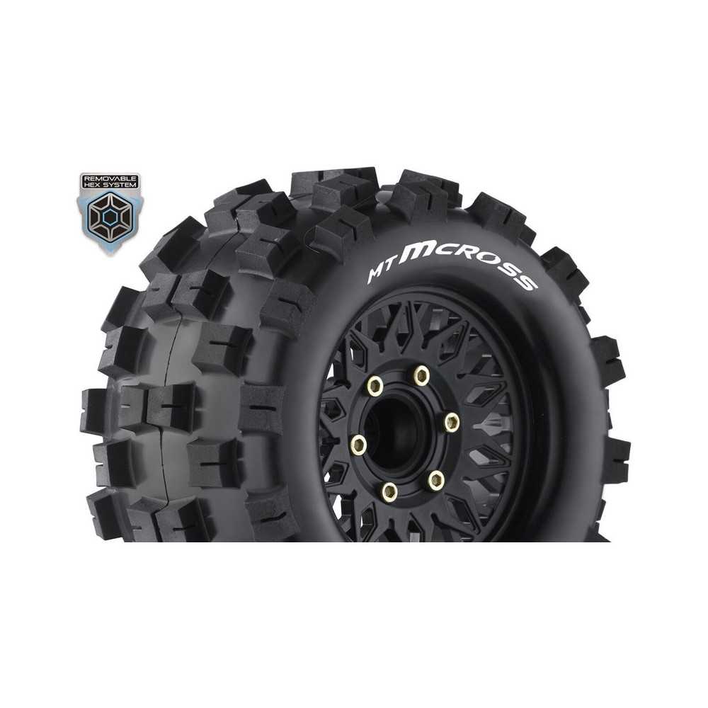 Louise RC MT-MCROSS 1-10 Monster Truck Tire Set Mounted Sport LR-T3274SX Louise RC MT-MCROSS 1-10 Monster Truck Tire Set Mounted Sport LR-T3274SX