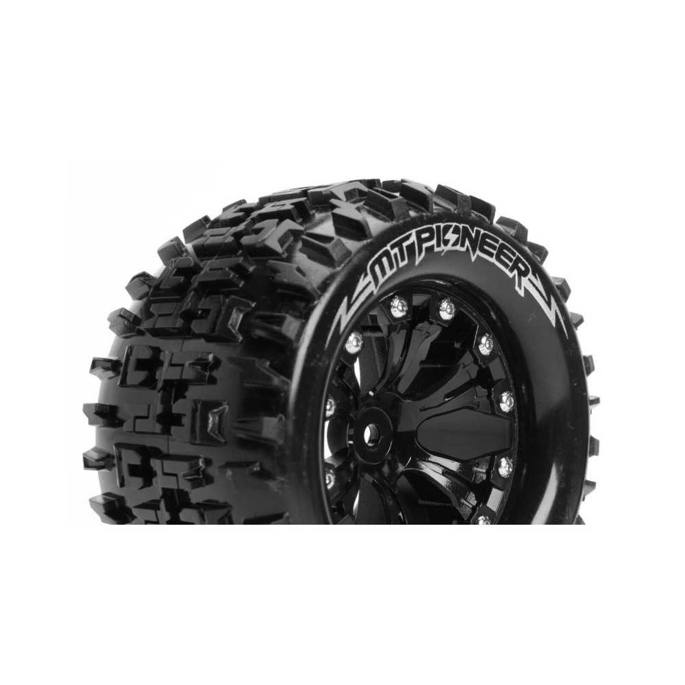 Louise RC MT-PIONEER 1-10 Monster Truck Tire Set Mounted Sport Black 2.8 Wheels Hex 14mm LR-T3202SBM Louise RC MT-PIONEER 1-10 Monster Truck Tire Set Mounted Sport Black 2.8 Wheels Hex 14mm LR-T3202SBM