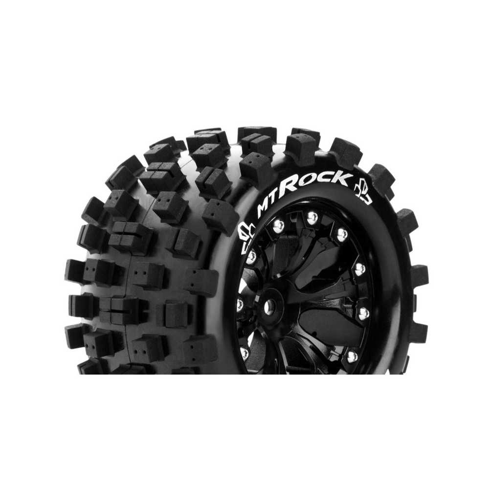 Louise RC MT-ROCK 1-10 Monster Truck Tire Set Mounted Sport Black 2.8 Wheels 1/2-Offset Hex 12mm LR-T3275SBH Louise RC MT-ROCK 1-10 Monster Truck Tire Set Mounted Sport Black 2.8 Wheels 1/2-Offset Hex 12mm LR-T3275SBH