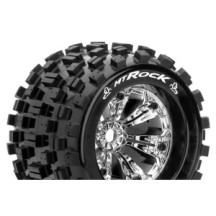 Neumáticos MT-ROCK 1/8 cromados Louise RC LR-T3277C