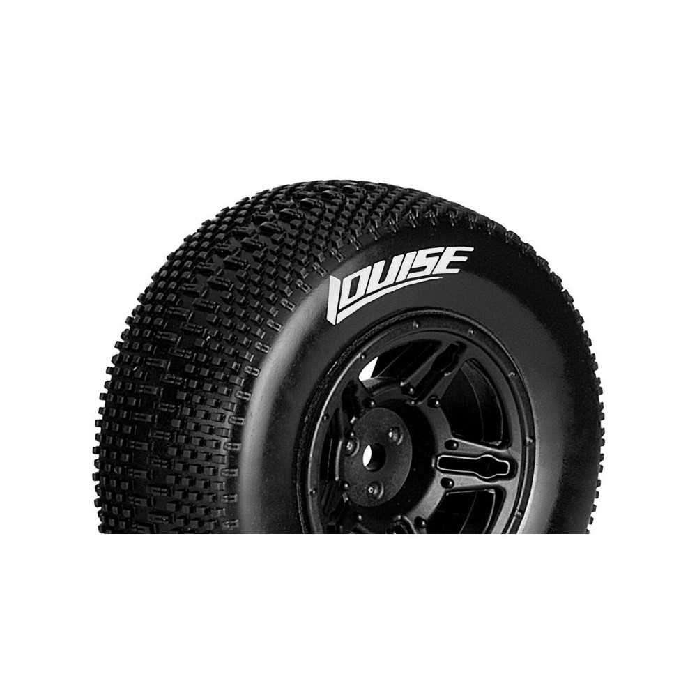Louise RC SC-GROOVE 1-10 Short Course Tire Set Mounted Soft Black Wheels Asso SC10 4X4 LR-T3146SBAA Louise RC SC-GROOVE 1-10 Short Course Tire Set Mounted Soft Black Wheels Asso SC10 4X4 LR-T3146SBAA