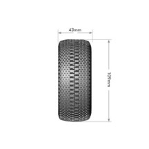 Louise RC SC-GROOVE 1-10 Short Course Tire Set Mounted Soft Black Wheels Removable 1 LR-T3146SB