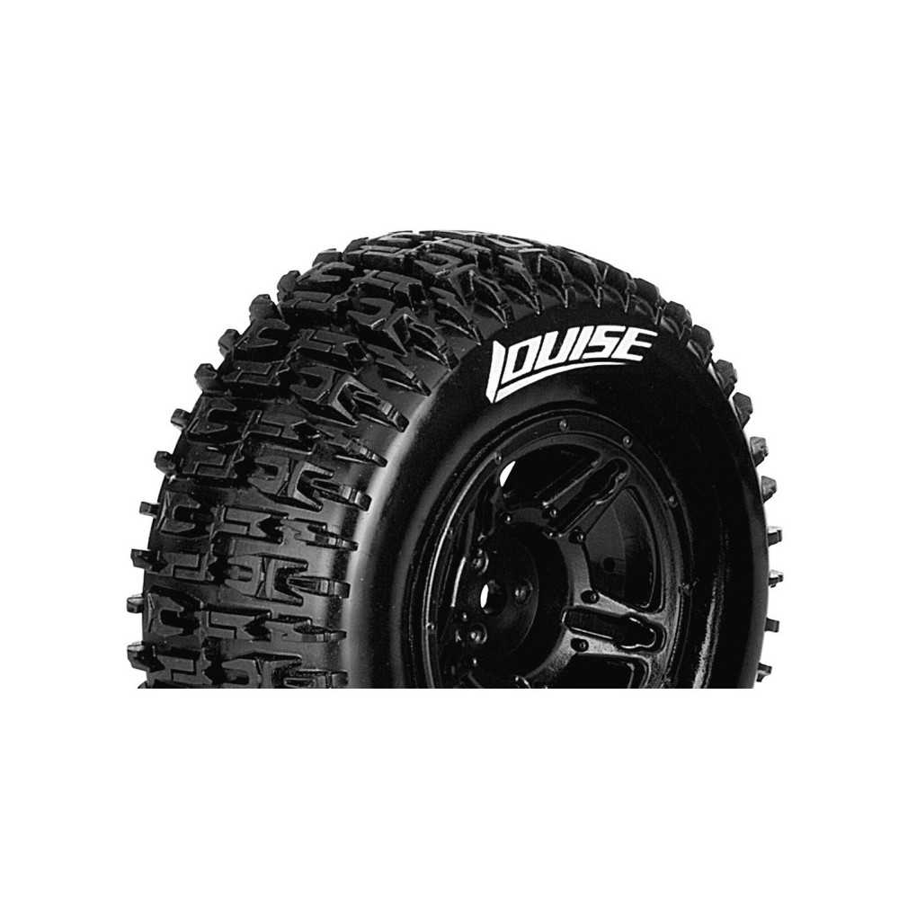 Louise RC SC-PIONEER 1-10 Short Course Tire Set Mounted Soft Black Wheels Hex 12mm LR-T3148SBTR Louise RC SC-PIONEER 1-10 Short Course Tire Set Mounted Soft Black Wheels Hex 12mm LR-T3148SBTR