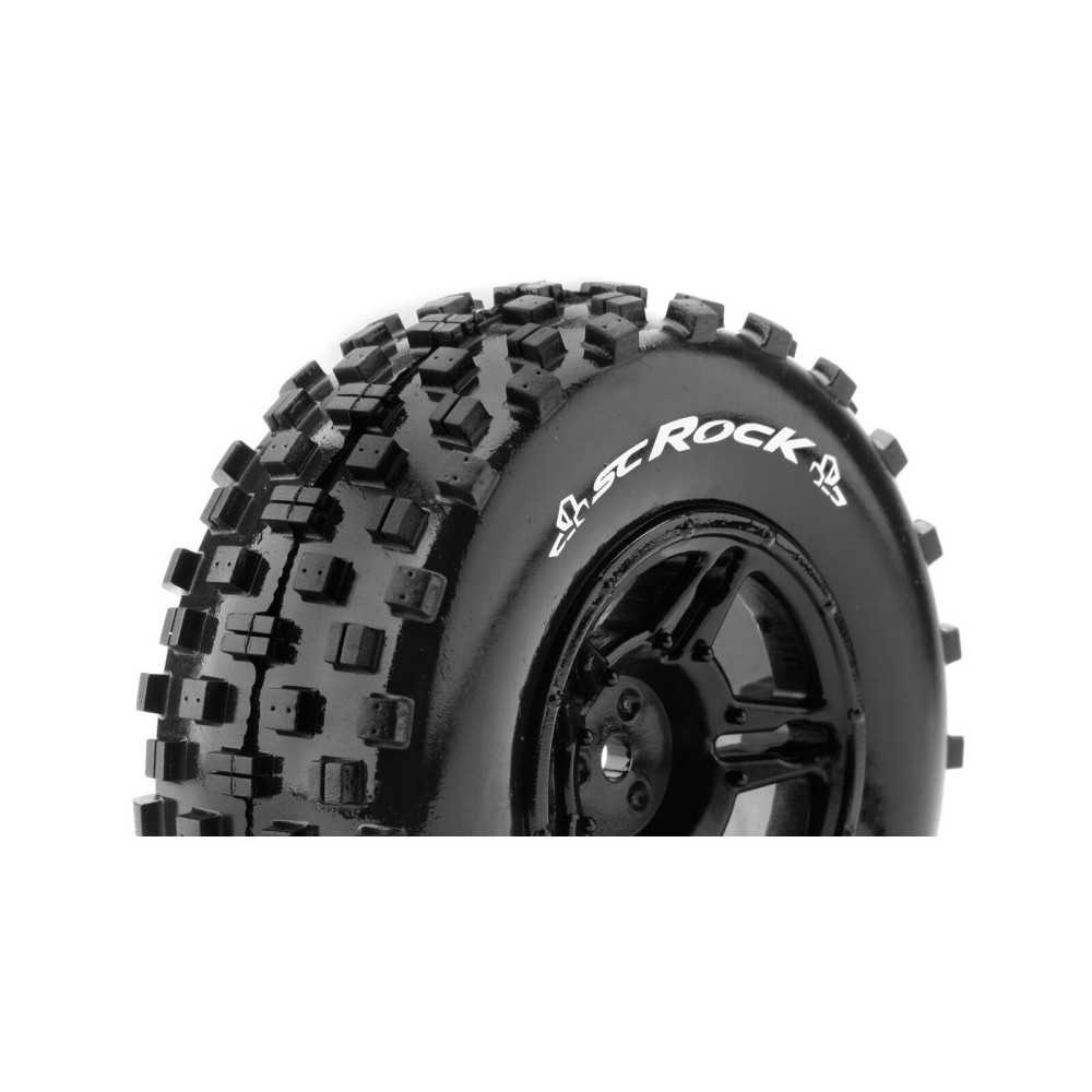 Louise RC SC-ROCK 1-10 Short Course Tire Set Mounted Soft Black Wheels Hex 12mm LR-T3229SBTR Louise RC SC-ROCK 1-10 Short Course Tire Set Mounted Soft Black Wheels Hex 12mm LR-T3229SBTR