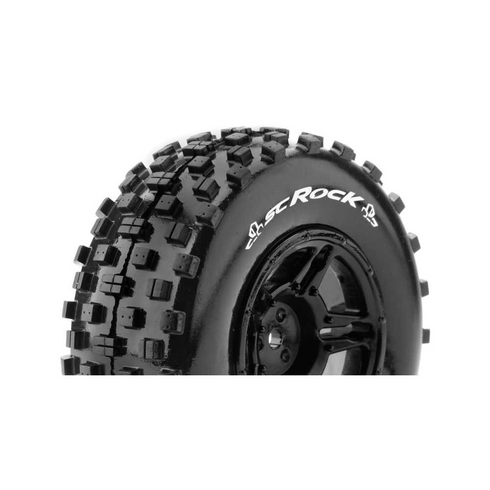 Louise RC SC-ROCK 1-10 Short Course Tire Set Mounted Soft Black Wheels Hex 17mm LR-T3229SBM Louise RC SC-ROCK 1-10 Short Course Tire Set Mounted Soft Black Wheels Hex 17mm LR-T3229SBM