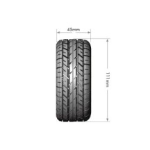 Louise RC SC-ROCKET 1-10 Short Course Tire Set Mounted Soft Black Wheels Removable 1 LR-T3154SB