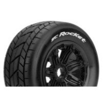 Louise RC SC-ROCKET 1-5 Short Course Truck Tire Set Mounted Sport Black Bead-Lock Wheels Hex 24mm LR-T3291B