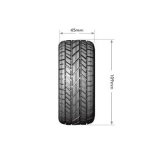 Louise RC SC-ROCKET M 1-10 Short Course Tire Set Mounted Soft Black Wheels Removable 1 LR-T3228SB