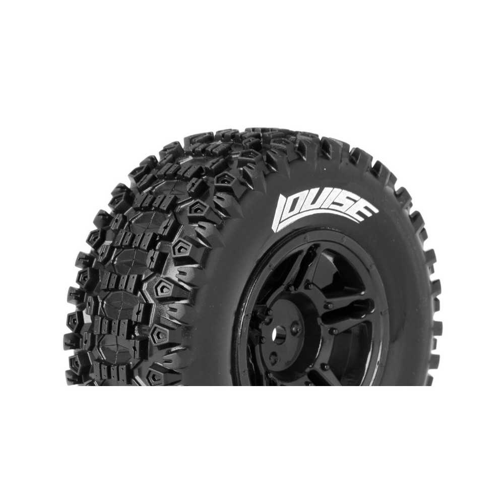 Louise RC SC-UPHILL 1-10 Short Course Tire Set Mounted Soft Black Wheels Hex 12mm LR-T3223SBTR Louise RC SC-UPHILL 1-10 Short Course Tire Set Mounted Soft Black Wheels Hex 12mm LR-T3223SBTR
